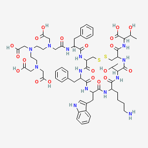 molecular formula C63H85N13O20S2 B1680929 Pentatreotide CAS No. 142694-57-3