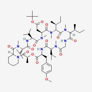 molecular formula C61H99N9O14 B1680932 Sdz 280 446 CAS No. 129893-84-1