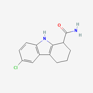 molecular formula C13H13ClN2O B1680946 6-氯-2,3,4,9-四氢-1H-咔唑-1-甲酰胺 CAS No. 49843-98-3