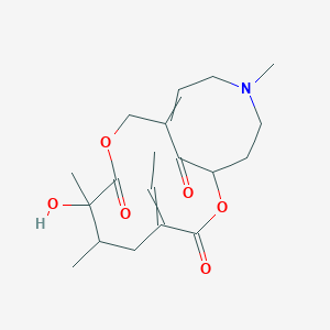 molecular formula C19H27NO6 B1680947 Senkirkin CAS No. 2318-18-5