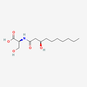 molecular formula C13H25NO5 B1680949 Serratamic acid CAS No. 541-81-1