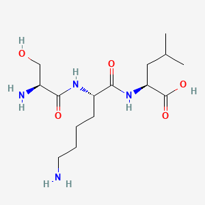molecular formula C15H30N4O5 B1680954 Seryl-lysyl-leucine CAS No. 130488-05-0