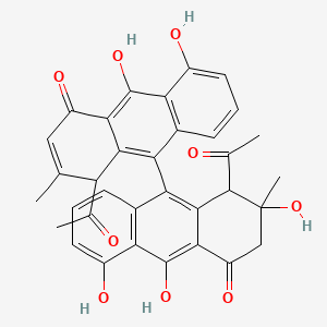 molecular formula C34H28O9 B1680964 Setomimycin CAS No. 69431-87-4