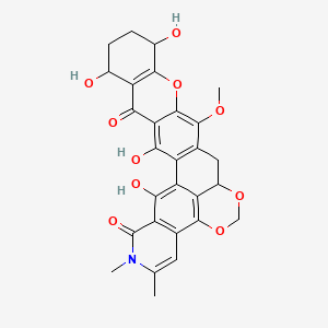 molecular formula C28H25NO10 B1680971 Simaomicin alpha CAS No. 100157-22-0