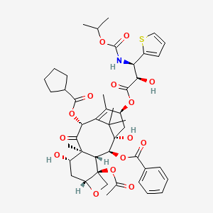 molecular formula C46H57NO15S B1680973 Simotaxel CAS No. 791635-59-1