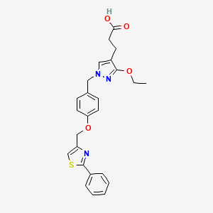 molecular formula C25H25N3O4S B1680977 Sipoglitazar CAS No. 342026-92-0