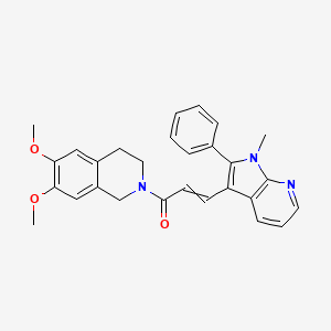 molecular formula C27H26ClN3O3 B1680983 SIS3 (free base) CAS No. 1009104-85-1