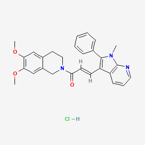 molecular formula C28H28ClN3O3 B1680984 Sis3 HCl CAS No. 521984-48-5