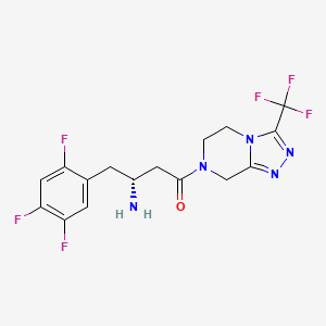molecular formula C16H15F6N5O B1680988 Sitagliptin CAS No. 486460-32-6