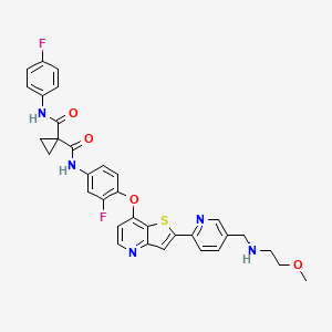 molecular formula C33H29F2N5O4S B1680992 Sitravatinib CAS No. 1123837-84-2