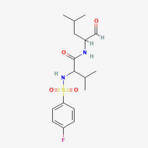 molecular formula C17H25FN2O4S B1680998 Calpain Inhibitor VI CAS No. 190274-53-4