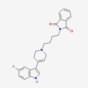 molecular formula C25H24FN3O2 B1681008 SLV310 CAS No. 264869-71-8