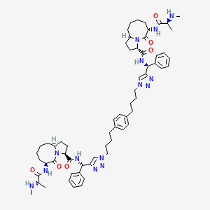 molecular formula C62H84N14O6 B1681016 SM-164 CAS No. 957135-43-2