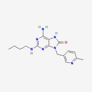 molecular formula C16H21N7O B1681022 SM-276001 