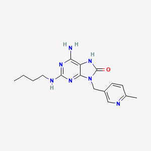molecular formula C16H21N7O B1681022 473930-22-2 (Free base) CAS No. 473930-22-2