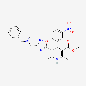 molecular formula C26H27N5O5 B1681026 SM-6586 CAS No. 103898-38-0