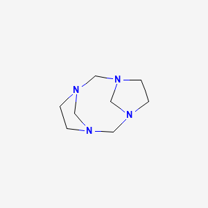 B1681028 1,3,6,8-Tetraazatricyclo[6.2.1.13,6]dodecane CAS No. 18304-79-5
