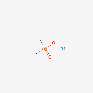 molecular formula C2H7AsNaO2 B1681037 Sodium cacodylate CAS No. 124-65-2