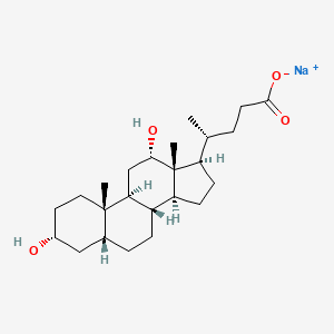 molecular formula C24H40NaO4 B1681041 CID 66589274 CAS No. 302-95-4