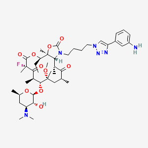 molecular formula C43H65FN6O10 B1681048 Solithromycin CAS No. 760981-83-7