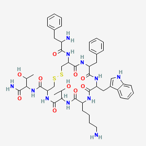 molecular formula C49H65N11O10S2 B1681053 Somatostatin RC 102 CAS No. 99685-66-2
