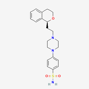 molecular formula C21H27N3O3S B1681054 Sonepiprazole CAS No. 170858-33-0
