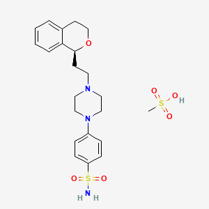 molecular formula C22H31N3O6S2 B1681055 Sonepiprazole Mesylate CAS No. 170858-34-1