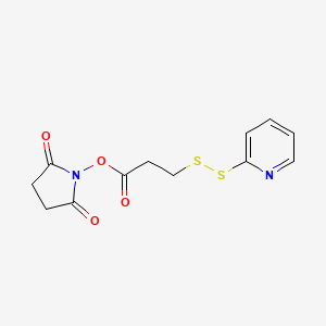 molecular formula C12H12N2O4S2 B1681065 N-Succinimidyl 3-(2-pyridyldithio)propionate CAS No. 68181-17-9