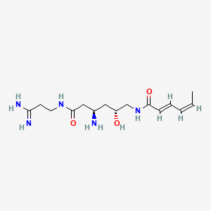 molecular formula C15H27N5O3 B1681067 Sperabillin A CAS No. 111337-86-1
