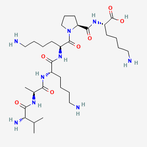 molecular formula C31H59N9O7 B1681070 Sperm acrosomal peptide P23 CAS No. 137132-73-1