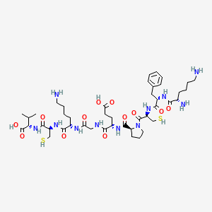 molecular formula C44H71N11O12S2 B1681071 Sperm-activating peptide 1 CAS No. 140653-60-7
