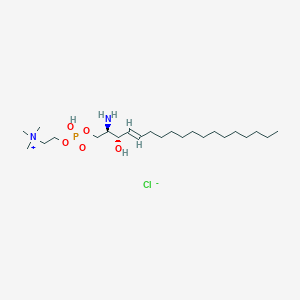 molecular formula C23H50ClN2O5P B1681072 Sphingosine phosphorylcholine CAS No. 10216-23-6