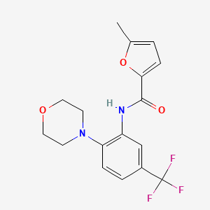 molecular formula C17H17F3N2O3 B1681073 Sphinx CAS No. 848057-98-7