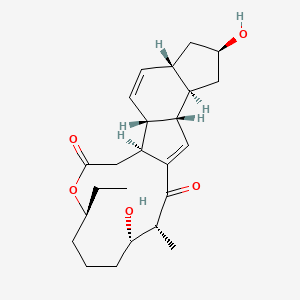 molecular formula C24H34O5 B1681075 Spinosyn A aglycone CAS No. 149560-97-4