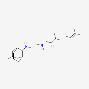 B1681080 N-Geranyl-N'-(2-adamantyl)ethane-1,2-diamine CAS No. 502487-67-4