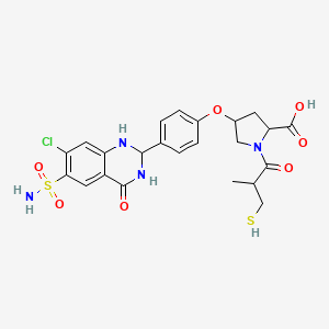 molecular formula C23H25ClN4O7S2 B1681082 SQ 27786 CAS No. 89813-31-0