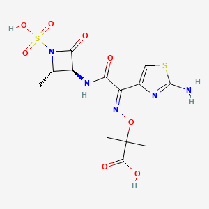 molecular formula C13H17N5O8S2 B1681084 (E)-Aztreonam CAS No. 99341-02-3