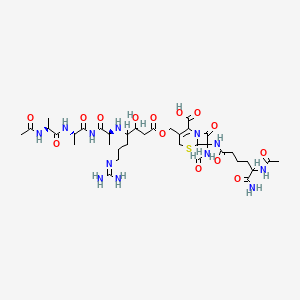 molecular formula C36H56N12O14S B1681086 SQ 28517 CAS No. 92131-67-4