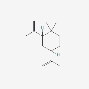 Cyclohexane, 1-ethenyl-1-methyl-2,4-bis(1-methylethenyl)-, (1R,2R,4S)-rel-