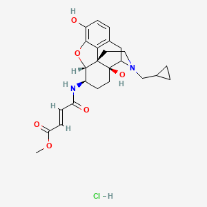 molecular formula C25H31ClN2O6 B1681111 beta-Funaltrexamine hydrochloride CAS No. 72786-10-8