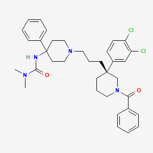 molecular formula C35H42Cl2N4O2 B1681114 Ssr 146977 CAS No. 264618-44-2