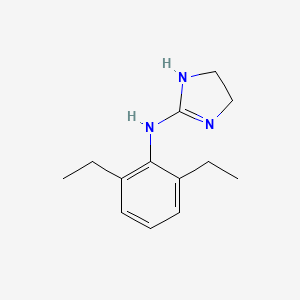 molecular formula C13H19N3 B1681119 N-(2,6-Diethylphenyl)-4,5-dihydro-1H-imidazol-2-amine CAS No. 4751-48-8