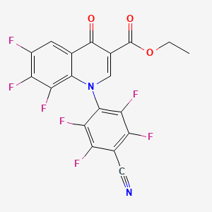 molecular formula C19H7F7N2O3 B1681125 STAT3 抑制剂 VII CAS No. 1041438-68-9