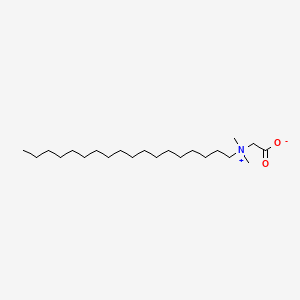 molecular formula C22H45NO2 B1681129 (Carboxylatomethyl)dimethyl(octadecyl)ammonium CAS No. 820-66-6
