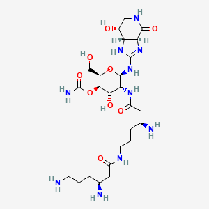 molecular formula C25H46N10O9 B1681147 Streptothricin E CAS No. 3776-38-3