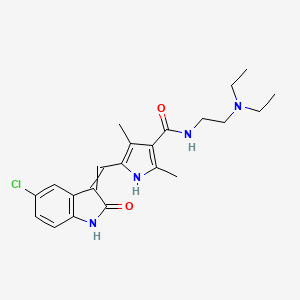 molecular formula C22H27ClN4O2 B1681150 SU11652 CAS No. 326914-10-7