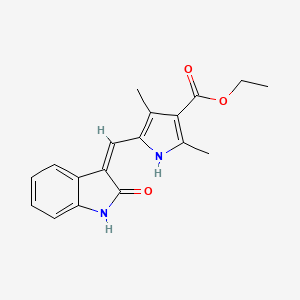 molecular formula C18H18N2O3 B1681161 VEGF Receptor 2 Kinase Inhibitor I CAS No. 15966-93-5