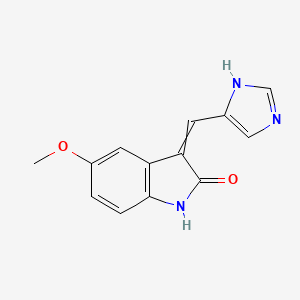 molecular formula C13H11N3O2 B1681164 (E/Z)-SU9516 CAS No. 377090-84-1