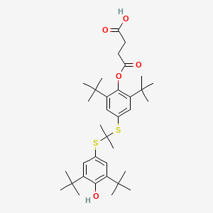 molecular formula C35H52O5S2 B1681169 Succinobucol CAS No. 216167-82-7