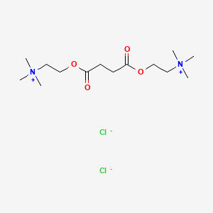 molecular formula C14H30Cl2N2O4 B1681172 Succinylcholine chloride CAS No. 71-27-2
